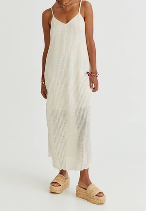 PULL&BEAR Robe de jour - mottled beige