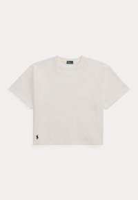 RELAXED CROP FIT COTTON JERSEY TEE - Basic T-shirt - white
