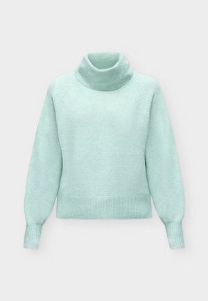 ONLY, ONLOLIVIA ROLL NECK  - Trui - aqua gray/melange