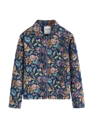 À MOTIF FLEURI - Veste légère - bleu marine