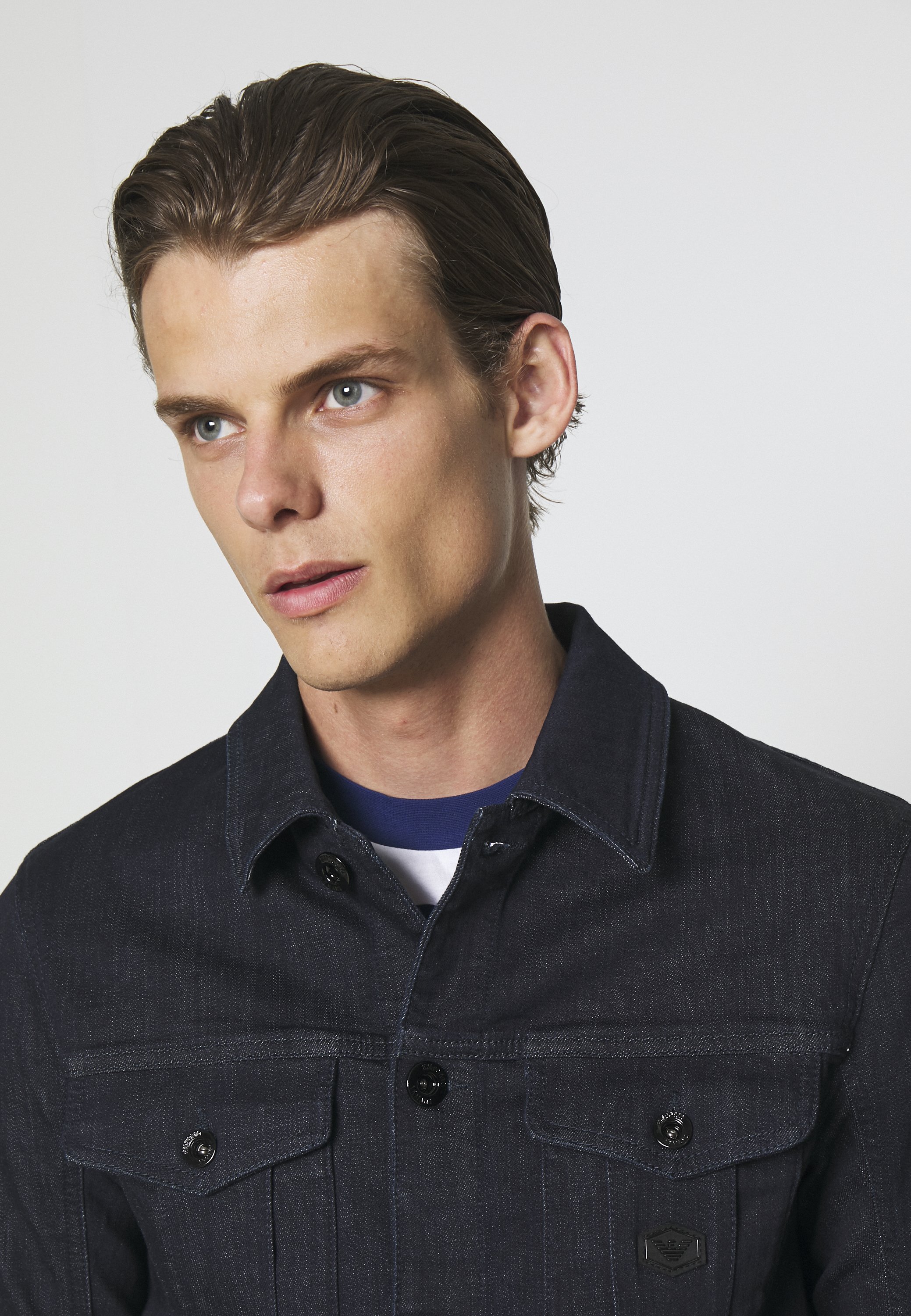 armani jacket navy