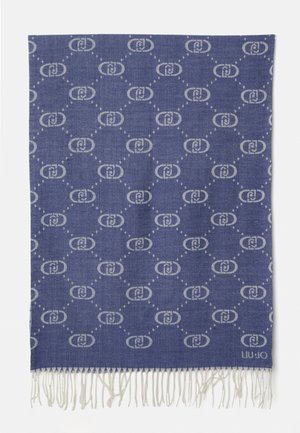 LIU JO STOLA MONOGRAM - Sciarpa - blue denim