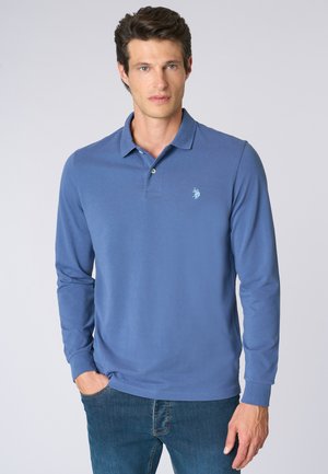 A MANICHE LUNGHE  - Polo - light blue