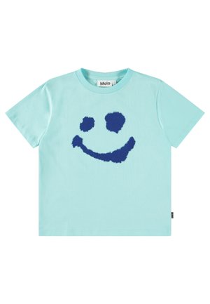 RAME SHORT SLEEVES - Nyomott mintás póló - light blue