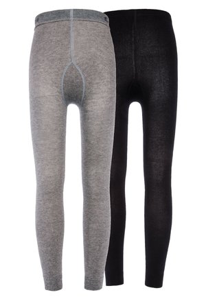 2 PACK - Blauzdinės – kojinės - schwarz/grau