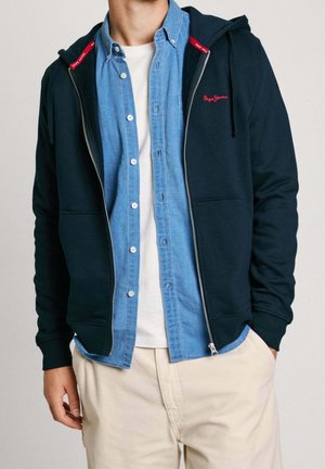 Sudadera con cremallera - dark blue