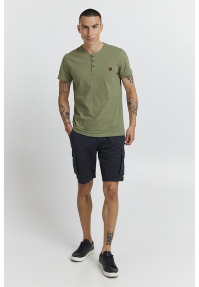 Solid SDBasto T-Shirt Uomo In Cotone Con Tasca Sul Petto - Mid Grey, Taglia L, Vestibilità Casual - 4