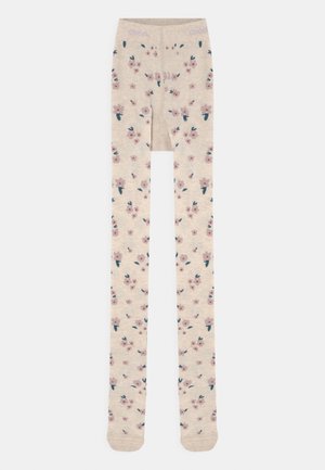 GIRL SINGLE FLOWERS TIGHTS - Tights - off-white