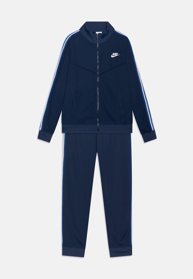 Nike Sportswear TRACKSUIT TAPED UNISEX Trainingsjacke midnight navy/white/dunkelblau