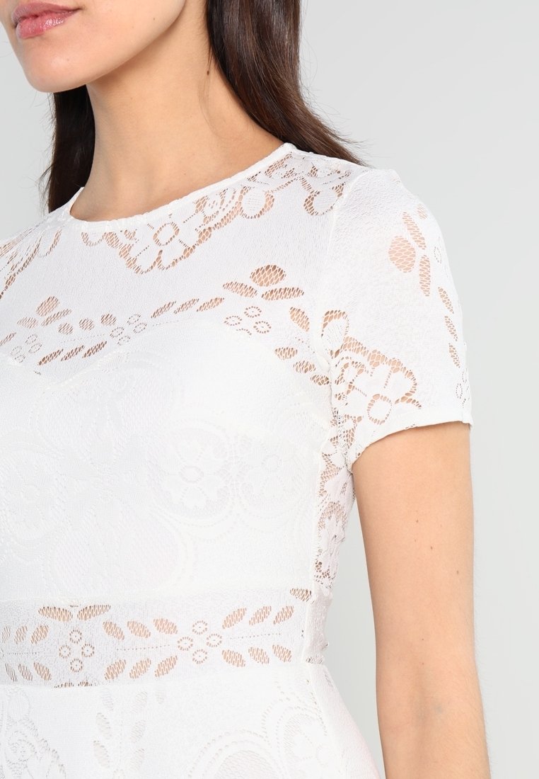 topshop white embroidered dress Azar Cotton Bandana Eyelet Mini Dress for Women in White, Size: 2XL, by LoveShackFancy