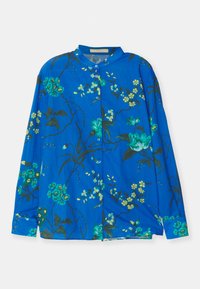 LONG SLEEVE OPEN BACK - Bluza z gumbi - blue