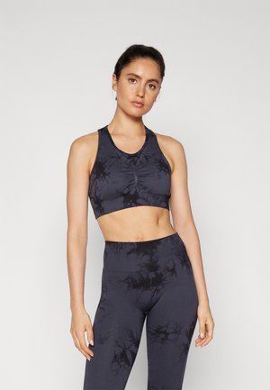 ONPDAISY-2-TIE SEAM BRA - Sports-BH'er med medium støtte - blue graphite