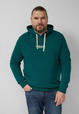 Kapuzenpullover - tannengrün