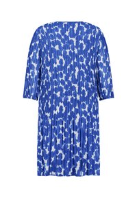 Samoon Freizeitkleid - skydiver blue gemustert