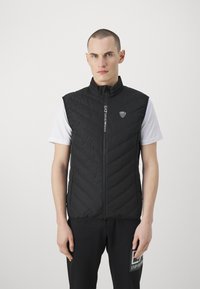 EA7 Emporio Armani - WAISTCOAT - Väst - nero Miniatyrbild 1