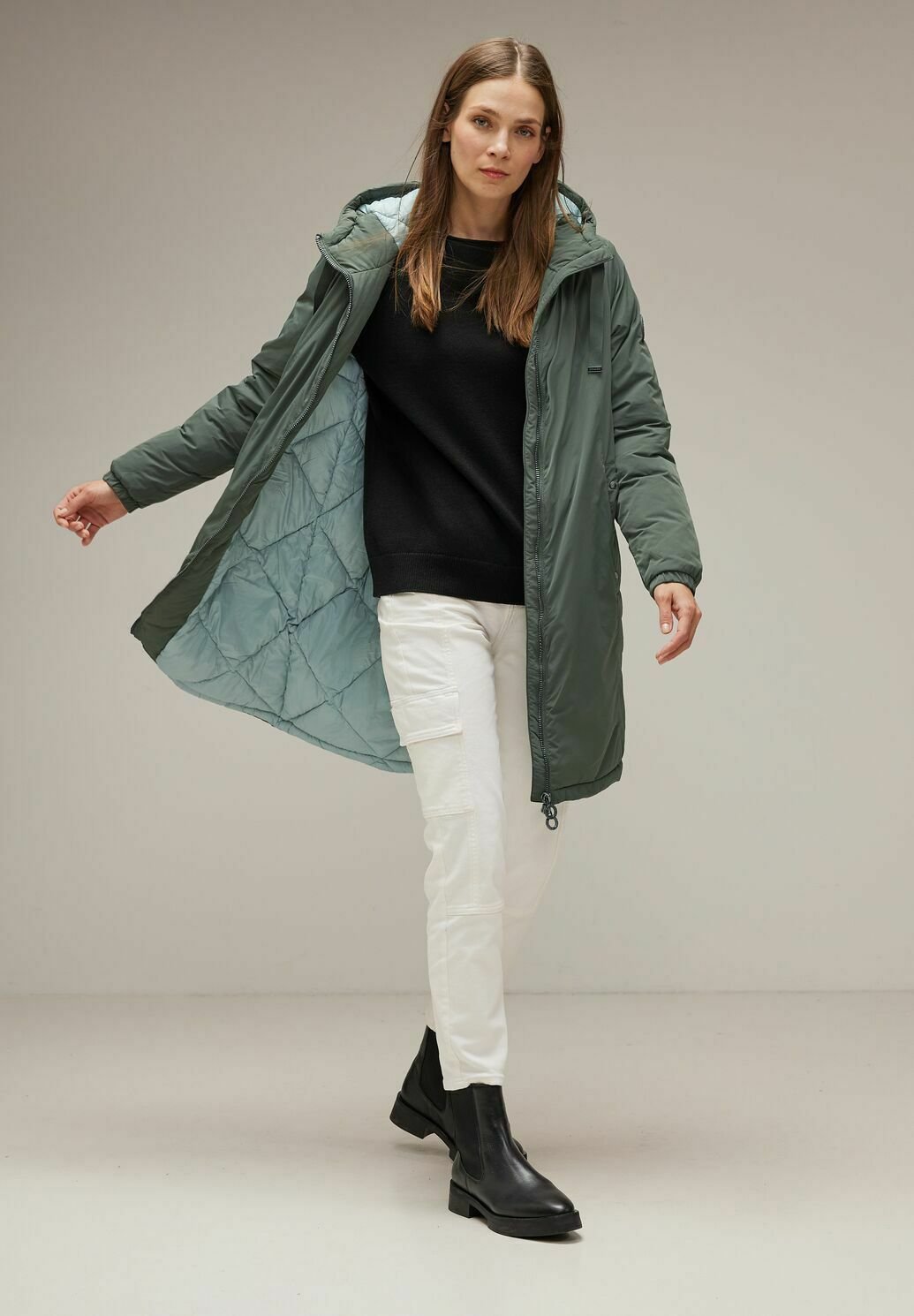 Wintermantel Zalando Street One Mantel One Damen Street One