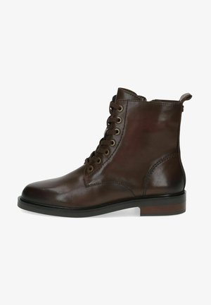 Caprice, Schnürstiefelette - dk brown nappa