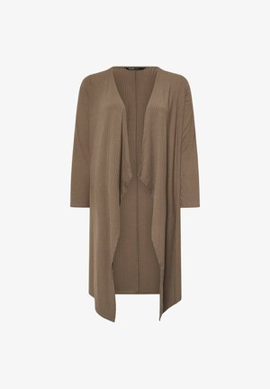 Yours Clothing WATERFALL MAXI - Vest - brown