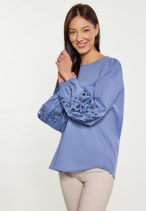 usha, Blouse - denimblau