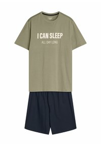 Niewybrane, green navy blue