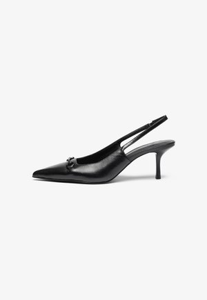 LEATHER - Klasszikus sarkú cipők - black