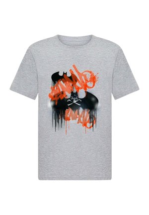 BATMAN - GRAFFITI BATS - Print T-shirt - heather grey