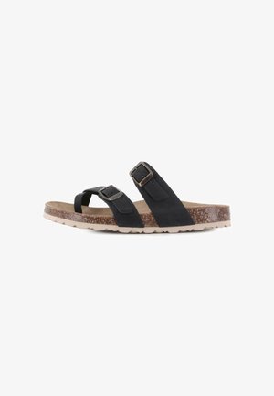 Blogger, SANDALIA PLANA DE MUJER - Sandalias de dedo - black