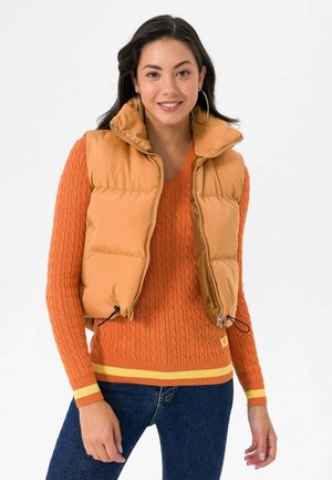 REGULAR FIT - Vesta - tabacco