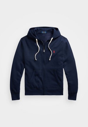 THE RL FLEECE HOODIE - Bluză de molton cu fermoar - cruise navy