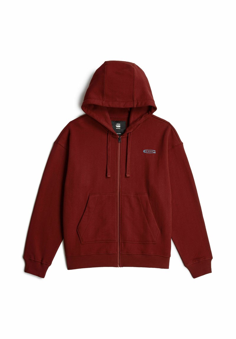 G-Star Sweater met rits rood