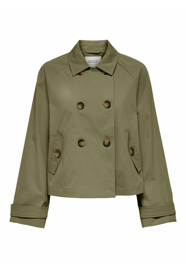 ONLAPRIL LIFE SHORT TRENCHCOAT - Short coat - aloe