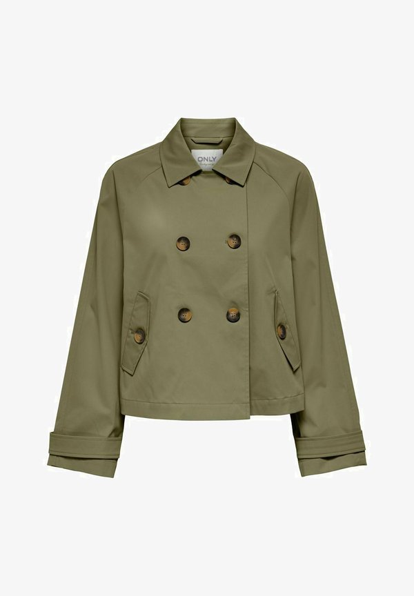 ONLAPRIL LIFE SHORT TRENCHCOAT - Short coat - aloe