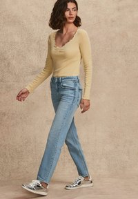 Next COMFORT STRETCH TALL - REGULAR FIT - Jean droit - mid blue