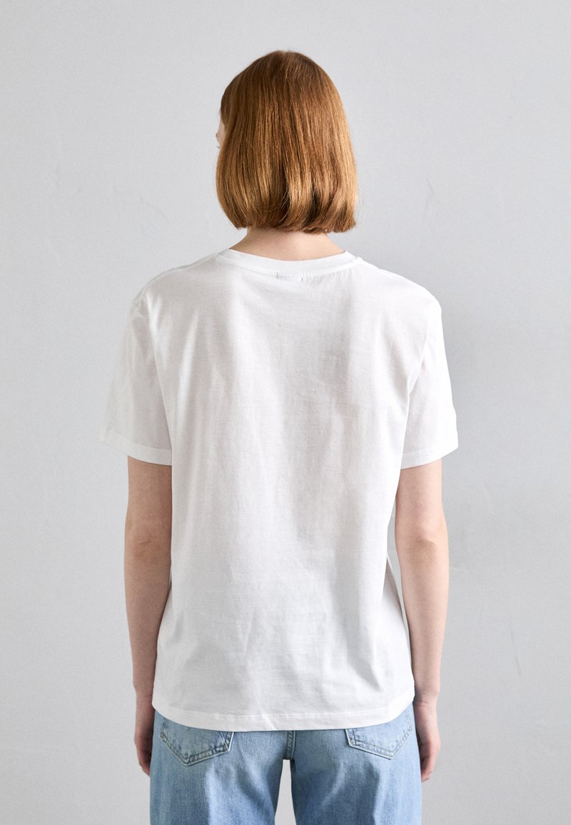 PS Paul Smith - T-shirt imprimé plage et glace à l'eau - Blanc