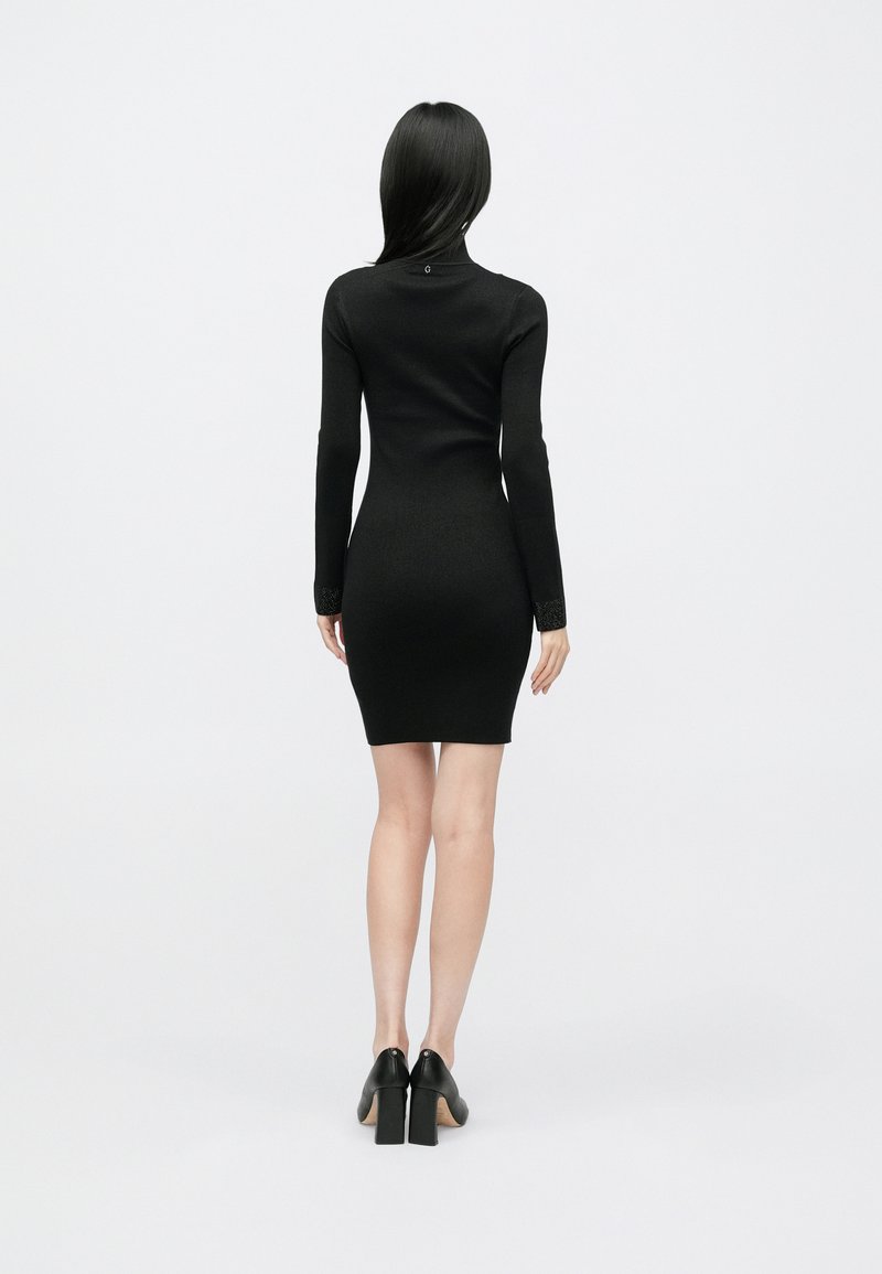 Guess LS LUCY RHINESTONES SWTR - Cocktail dress / Party dress - jet black/ black - Zalando.co.uk