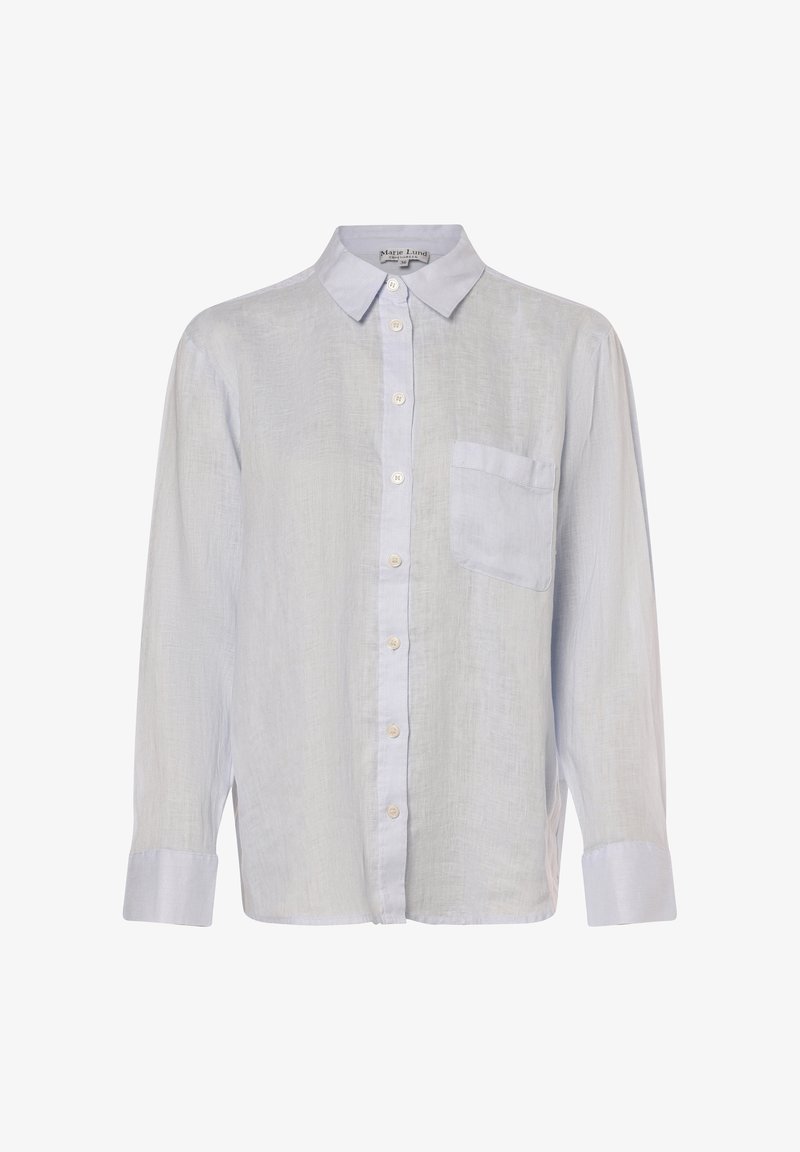 Marie Lund Button-down blouse - hellblau