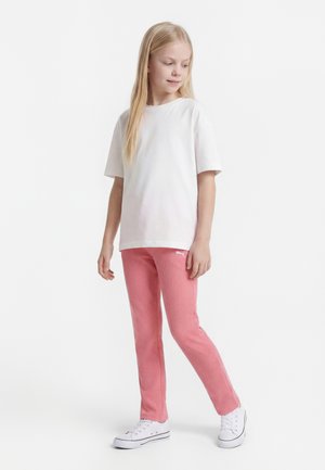 Puma ELEVATED HIGH WAIST STRAIGHT LEG PANTS UNISEX - Tights - wild pink