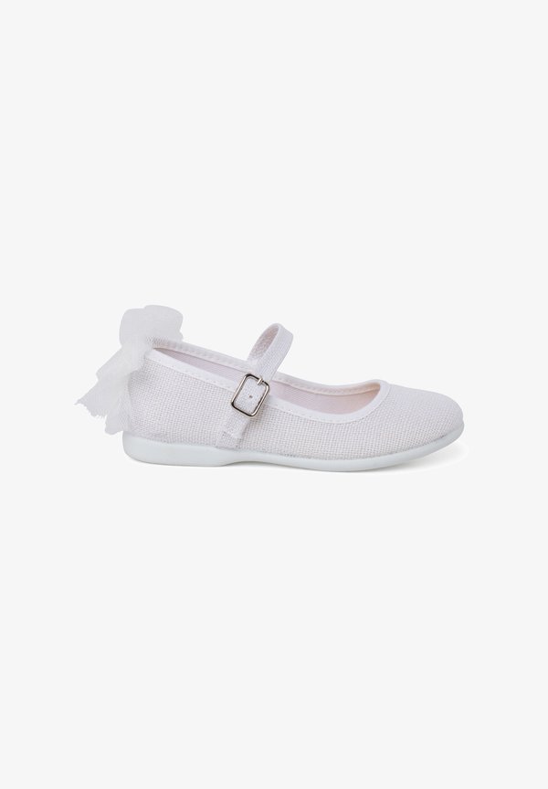 MERCEDITAS CEREMONIA – Riemchenballerina – blanco