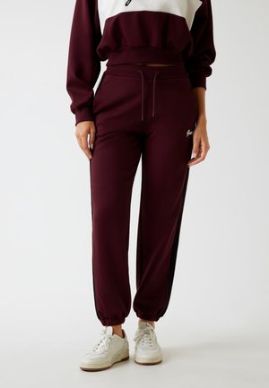 REGULAR FIT LOGO - Pantaloni sportivi - weinrot
