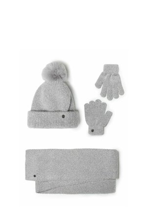 WINTER SET: HAT AND SCARF AND GLOVES - Sombrero - grey