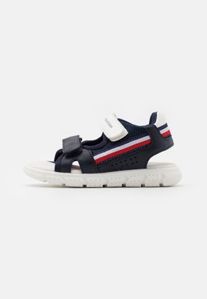 Riemensandalette - blue/white