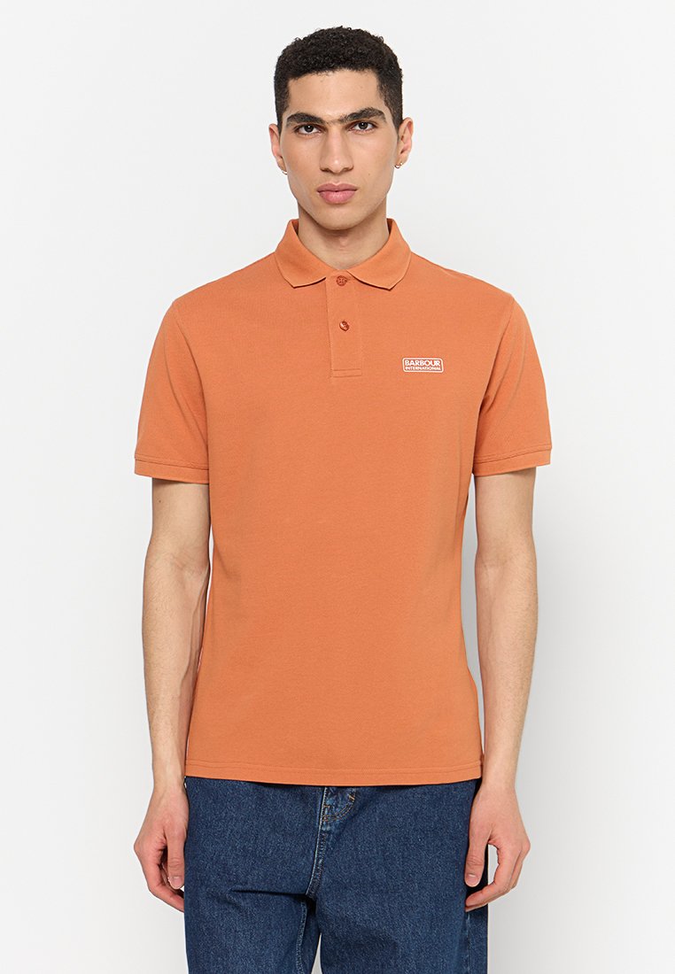 Barbour International Poloshirt oranje