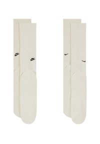 U NK ED CSH CREW 2PACK EMBRDY - Zeķes - beigeschwarz
