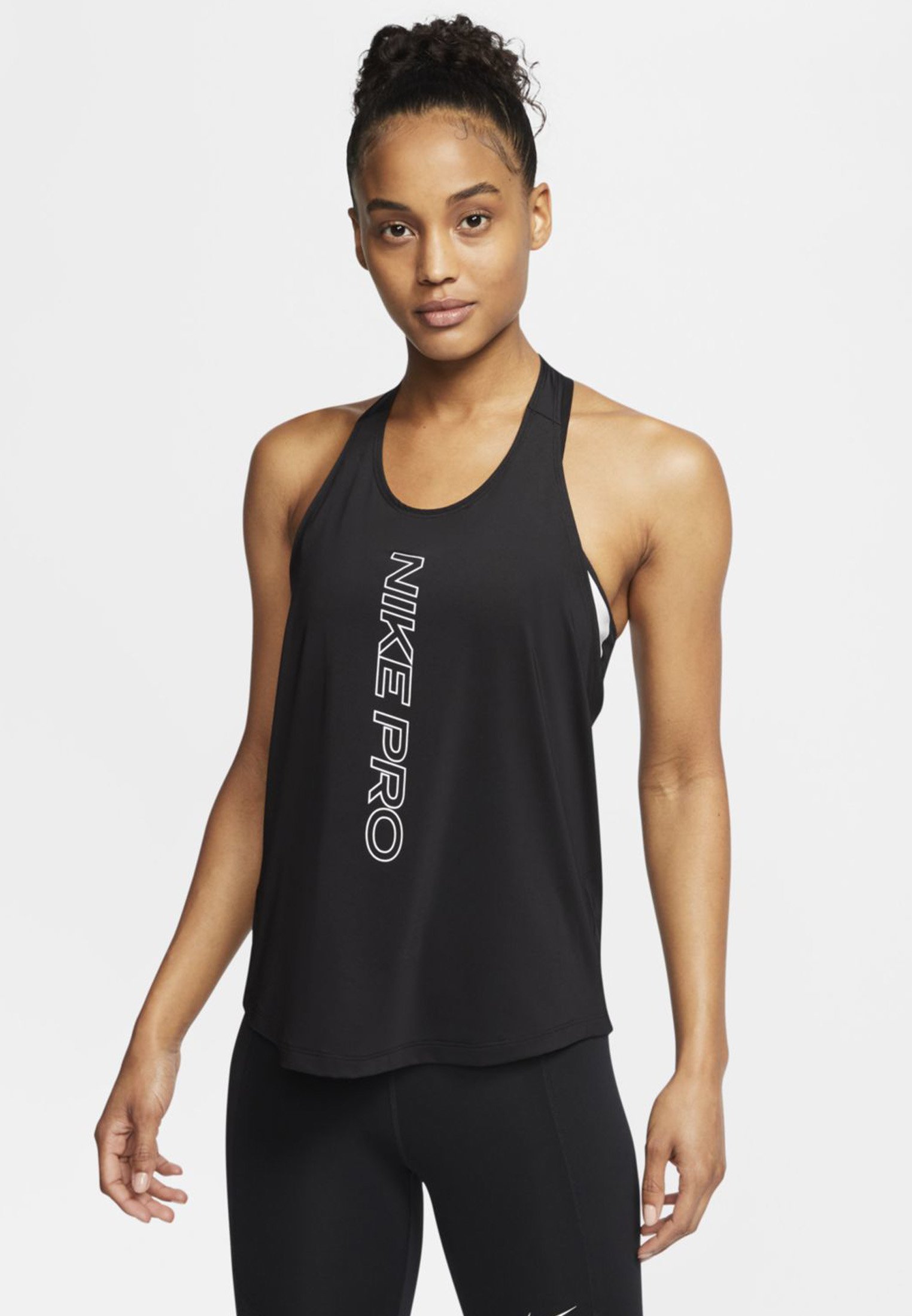 Nike Performance Top - black/white/Zwart - Zalando.nl