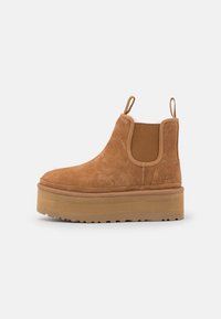UGG Botines con plataforma - cognac