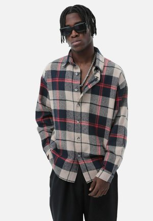 HOLZFÄLLE - Hemd - navyblau-beige