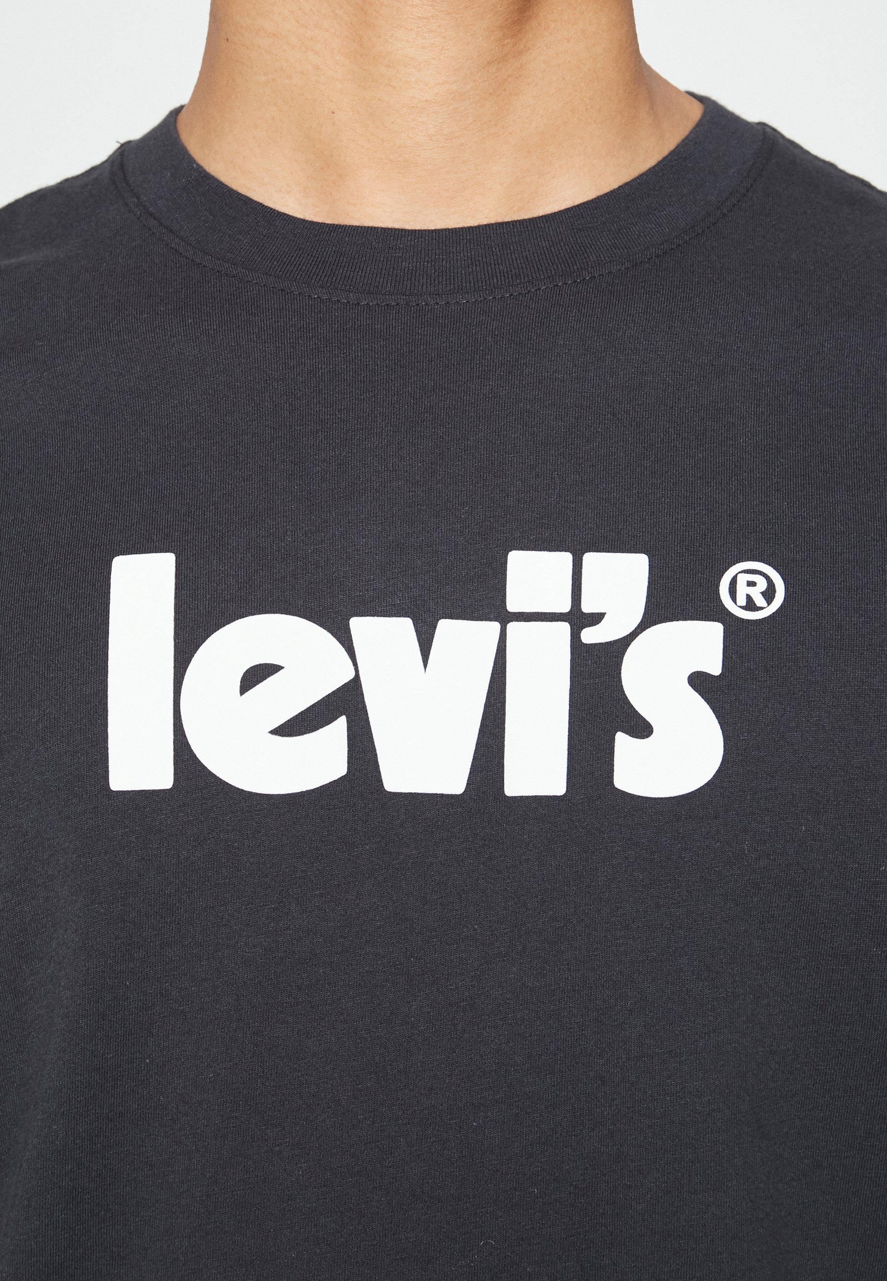Levi's® TEE - Camiseta estampada - caviar/negro - Zalando.es