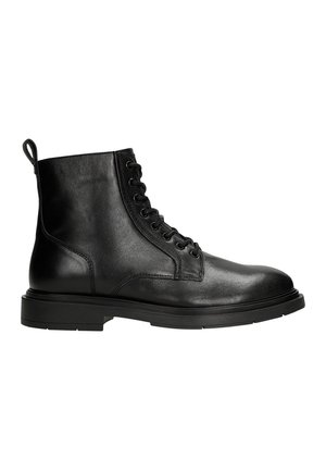 Lace-up ankle boots - black