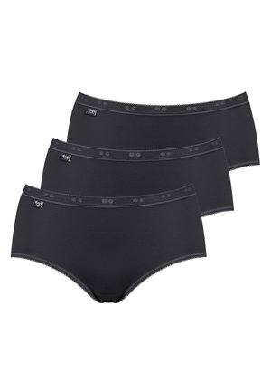 Sloggi 3 PACK BASIC + MIDI SLIP - Panties - schwarz