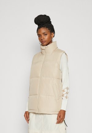 ONLY ONLCALI PUFFERWAISTCOAT - Vest - humus